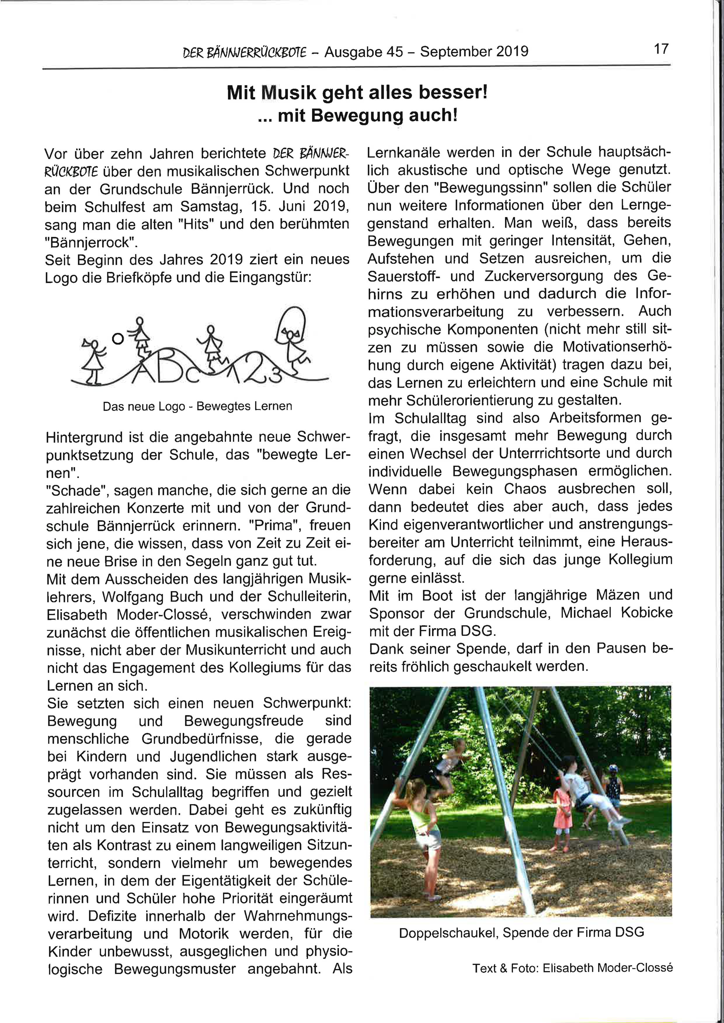 Bännjerrückbote Bild